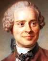  Jean d'Alembert  portrait painted by  Maurice Quentin de La Tour 