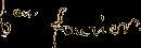  Signature of Joseph Fourier 
