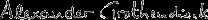  Signature of  Alexander Grothendieck 