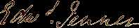  Signature of  Edward Jenner 