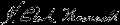  Signature of  James Clerk Maxwell 