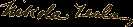  Signature of  Nikola Tesla 