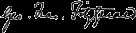  Signature of George Francis FitzGerald 