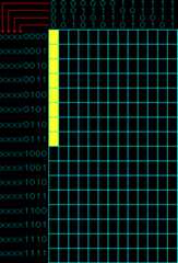  5 x 8 matrix font with HD44780 