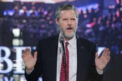 Falwell, the president of the largest Christian university in the country, let the world know that Trump's his man.