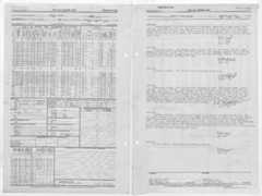Pages from the logbook of the USS Burton Island