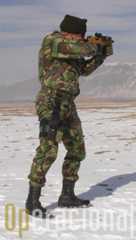 Testes de tiro no teatro de operações