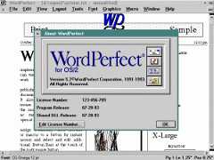 WordPerfect 5.2 for OS/2