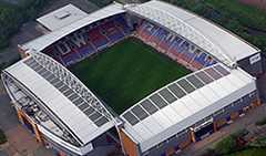 Brick Community Stadium vu du ciel