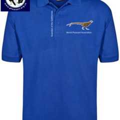 Polo shirt front and back