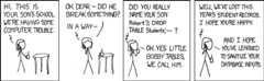 A funny example of the issues regarding SQL injection
