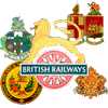 Local railway company crests