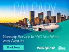 Fly to Calgary from RDU! Nonstop service to YYC 3 times a week with WestJet. Book now.