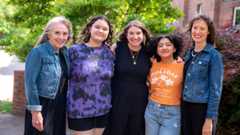 Dr. Lisa Stoneman with students