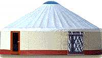 a Yurt or Mogolian Ger