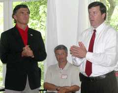 Senator Simonaire event with Gov Ehrlich.