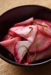 赤かぶ・玉かぶの漬け物の写真