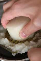 大根おろしの作り方の写真