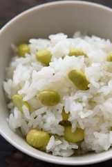 枝豆ごはんの写真