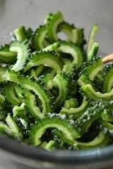 ゴーヤの苦味取りの写真