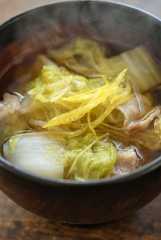 豚バラ白菜の重ね鍋の写真