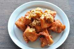 鶏むね肉の唐揚げ＆ねぎソース