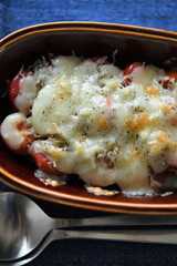 ミニトマトとしらすのチーズ焼きの写真