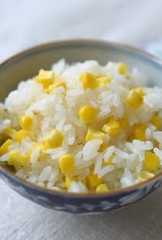 とうもろこしご飯の写真