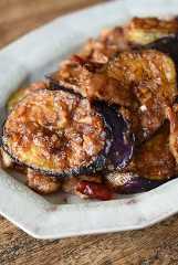 なす豚ソース炒めの写真