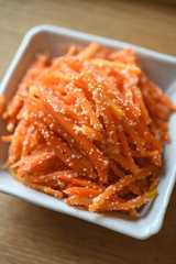 にんじんのたらこ炒めの写真