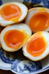半熟煮卵の写真