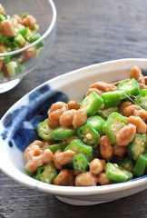 オクラ納豆の写真