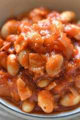 給食風のチリコンカンの写真