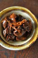 簡易ver. 鶏レバーの甘辛煮の写真