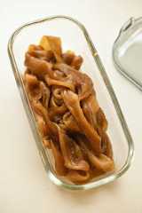 かんぴょうの煮物/下ごしらえの写真