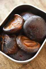 干し椎茸の煮物の写真