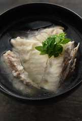 鯛のお吸い物（うしお汁）の写真