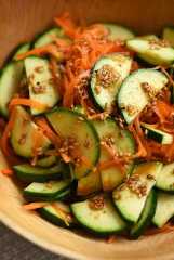 ズッキーニのサラダの写真