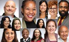 faces of diverse social workers