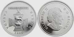 Canadian Silver Dollar Victoria Cross 2006