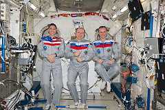 Crew Soyuz TMA-10M inflight