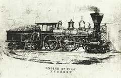 edging of Engine No.27 of N.Y. & N.H.R.R.