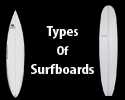 types of surfboards