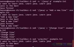 Linux sed Examples: Sed Examples 16-20