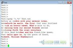 A Regular Expression Wildcards Example