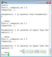 An If-Then-Else Example about comparing the input