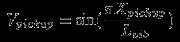 Vpickup=sin(pi Xpickup / Lvib)