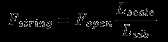 Fstring = Fopen Lscale / Lvib