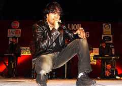 Noted Punjabi pop singer Mika performs at a defence cultural show held in association with The Tribune in Ambala Cantonment. 