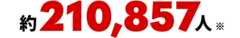約210,857人※